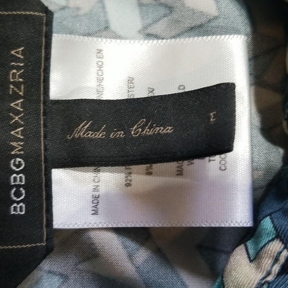 MCMGMAXAZRIA Green Black White Sleeveless Shirt with front pockets - Picture 3 of 14